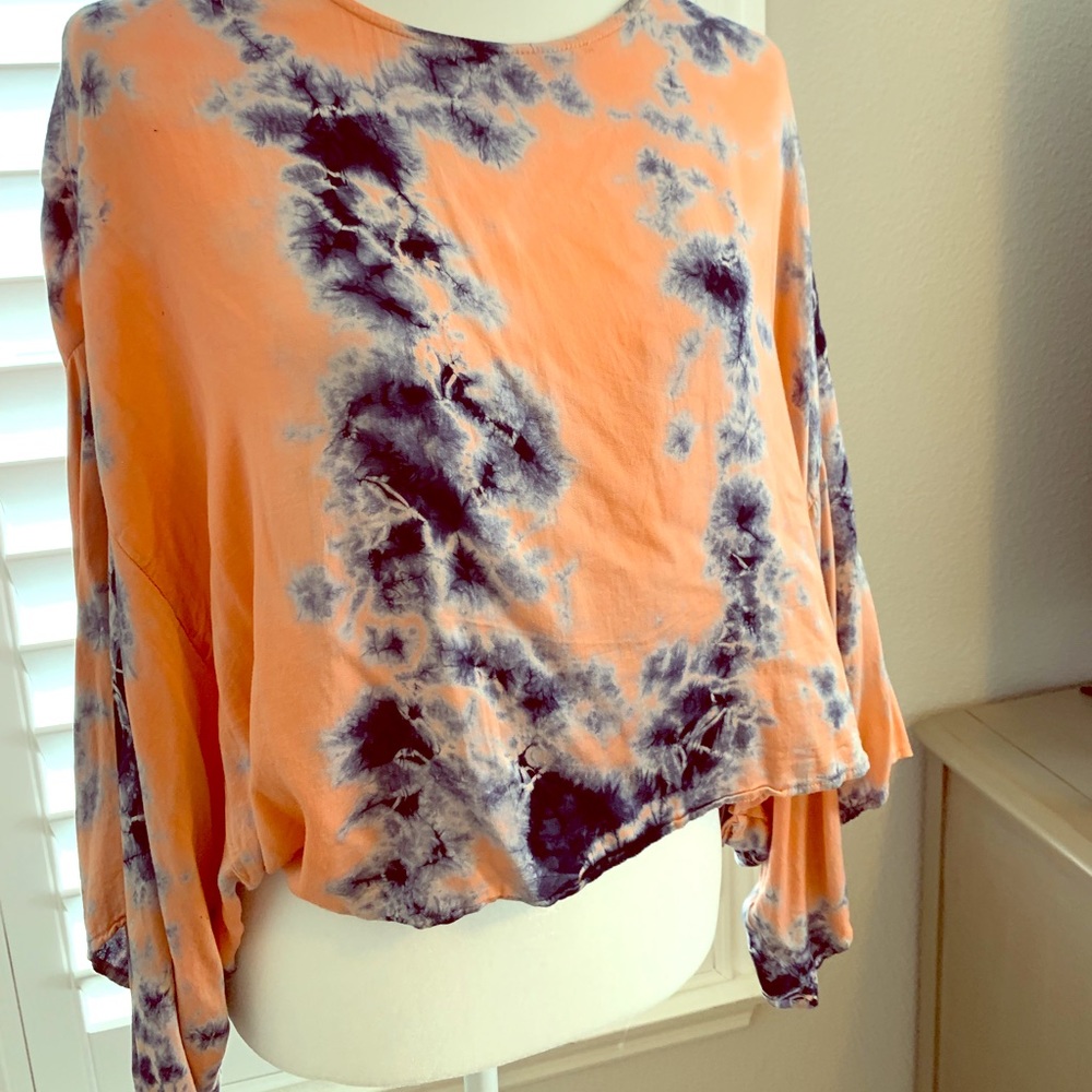 Young Fabulous & Broke tie dyed blouse